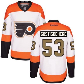 Flyers #53 Shayne Gostisbehere White 3rd Stitched Youth NHL Jersey Flyers #53 Shayne Gostisbehere White 3rd Stitched Youth NHL Jersey