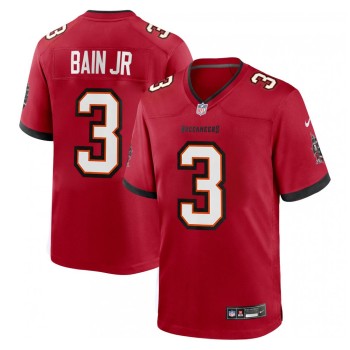Men's Tampa Bay Buccaneers #3 Rueben Bain Jr. Red 2026 NFL Draft Game Jersey Men's Tampa Bay Buccaneers #3 Rueben Bain Jr. Red 2026 NFL Draft Game Jersey