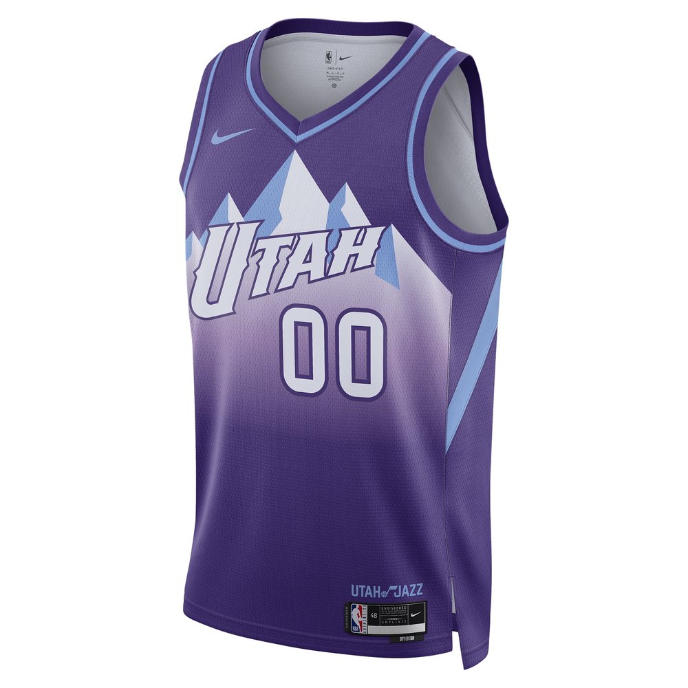 Unisex Utah Jazz Jordan Clarkson Purple 2024/25 Swingman Player Jersey - City Edition