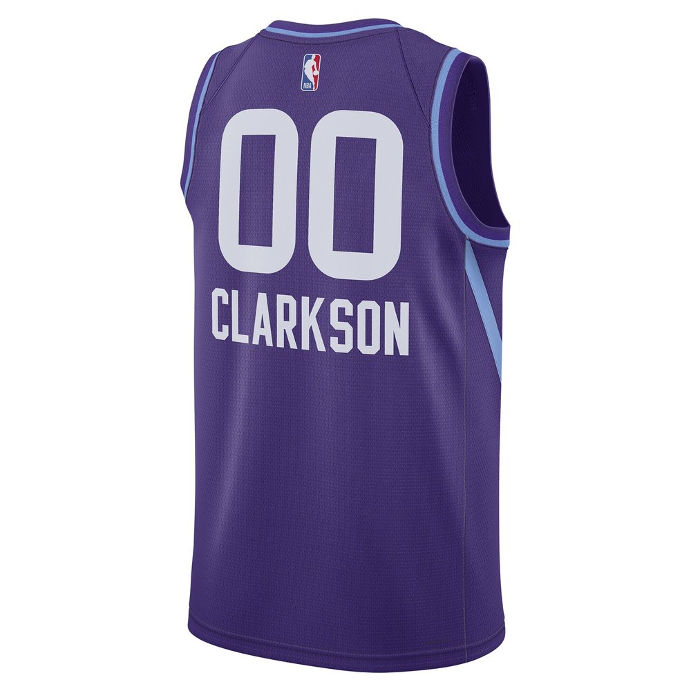 Unisex Utah Jazz Jordan Clarkson Purple 2024/25 Swingman Player Jersey - City Edition