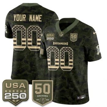 Men's Tampa Bay Buccaneers Camo 2026 Salute to Service Edition Vapor F.U.S.E. Limited Custom Jersey Men's Tampa Bay Buccaneers Camo 2026 Salute to Service Edition Vapor F.U.S.E. Limited Custom Jersey