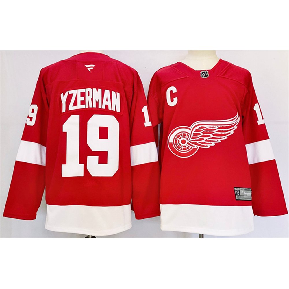Youth Detroit Red Wings #19 Steve Yzerman Red 2024-25 Stitched Jersey Youth Detroit Red Wings #19 Steve Yzerman Red 2024-25 Stitched Jersey