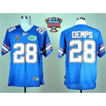Gators #28 Jeff Demps Blue Allstate Sugar Bowl Stitched NCAA Jersey Gators #28 Jeff Demps Blue Allstate Sugar Bowl Stitched NCAA Jersey