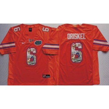 Gators #6 Jeff Driskel Orange Player Fashion Stitched NCAA Jersey Gators #6 Jeff Driskel Orange Player Fashion Stitched NCAA Jersey