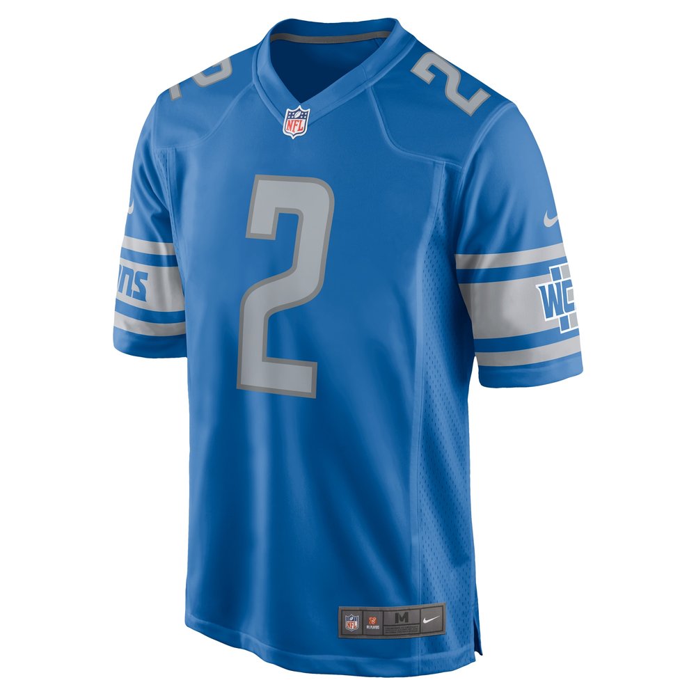 Men's Detroit Lions Chauncey Gardner-Johnson Blue Game Player Jersey