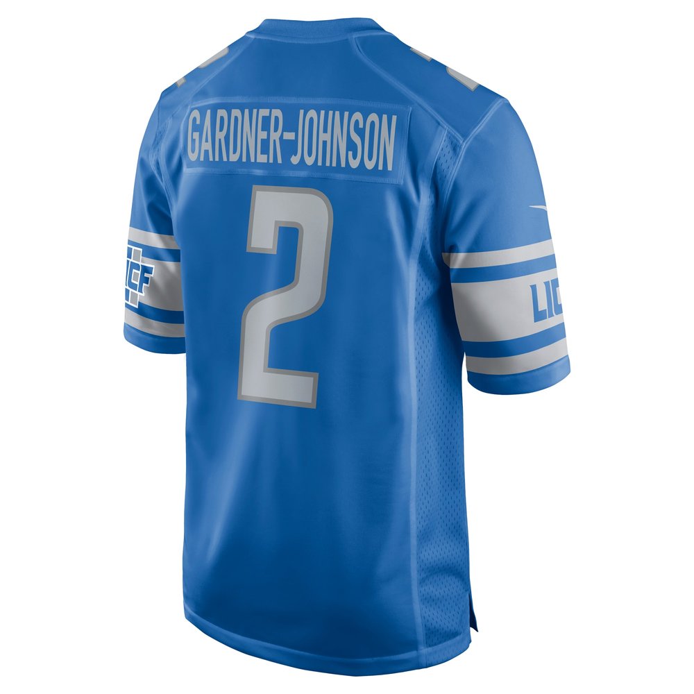 Men's Detroit Lions Chauncey Gardner-Johnson Blue Game Player Jersey