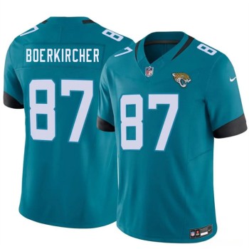 Youth Jacksonville Jaguars #87 Nate Boerkircher Teal 2026 NFL Draft Vapor F.U.S.E. Limited Jersey Youth Jacksonville Jaguars #87 Nate Boerkircher Teal 2026 NFL Draft Vapor F.U.S.E. Limited Jersey