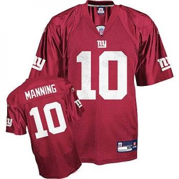 Giants #10 Eli Manning Red Stitched Youth NFL Jersey Giants #10 Eli Manning Red Stitched Youth NFL Jersey
