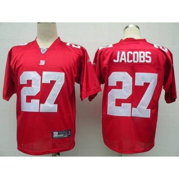 Giants #27 Brandon Jacobs Red Stitched Youth NFL Jersey Giants #27 Brandon Jacobs Red Stitched Youth NFL Jersey