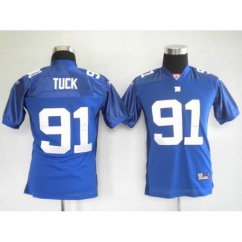Giants #91 Justin Tuck Blue Stitched Youth NFL Jersey Giants #91 Justin Tuck Blue Stitched Youth NFL Jersey