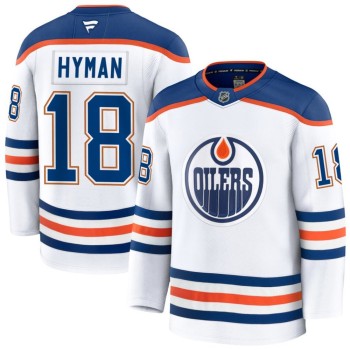 Youth Edmonton Oilers #18 Zach Hyman White Away Jersey Youth Edmonton Oilers #18 Zach Hyman White Away Jersey