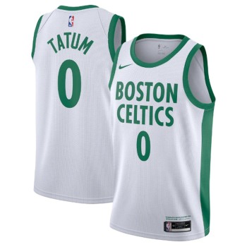 Men's Boston Celtics #0 Jayson Tatum White 2020/21 Swingman Stitched Basketball Jersey Men's Boston Celtics #0 Jayson Tatum White 2020/21 Swingman Stitched Basketball Jersey