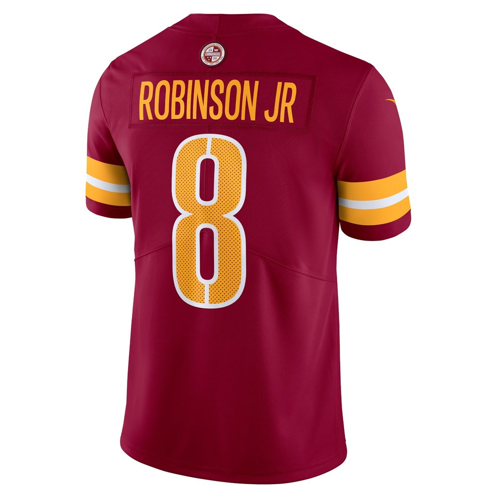 Men's Washington Commanders #8 Brian Robinson Jr. Burgundy Vapor Untouchable Limited Jersey