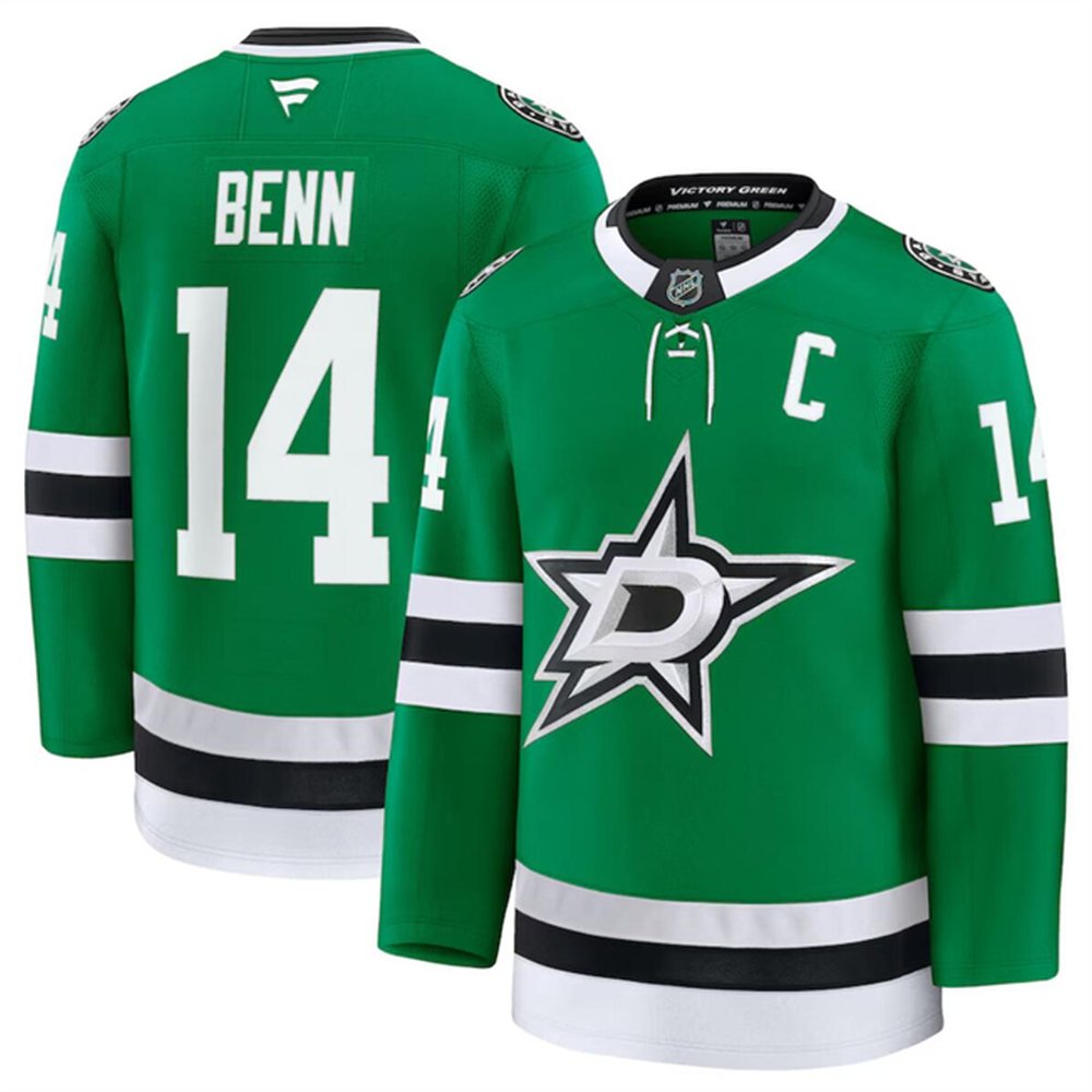 Youth Dallas Stars #14 Jamie Benn Green 2024-25 Home Stitched Hockey Jersey
