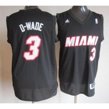Heat #3 Dwyane Wade Black D-WADE Fashion Stitched NBA Jersey Heat #3 Dwyane Wade Black D-WADE Fashion Stitched NBA Jersey