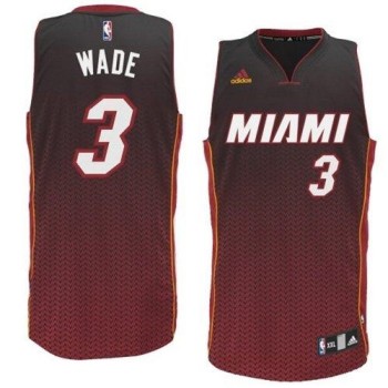 Heat #3 Dwyane Wade Black Resonate Fashion Swingman Stitched NBA Jersey Heat #3 Dwyane Wade Black Resonate Fashion Swingman Stitched NBA Jersey