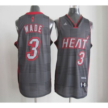 Heat #3 Dwyane Wade Black Rhythm Fashion Stitched NBA Jersey Heat #3 Dwyane Wade Black Rhythm Fashion Stitched NBA Jersey