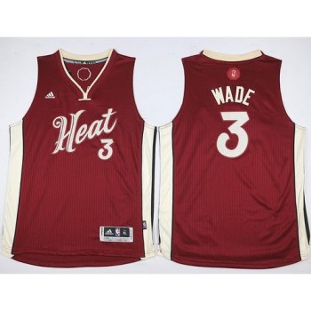 Heat #3 Dwyane Wade Red 2015-2016 Christmas Day Stitched Youth NBA Jersey Heat #3 Dwyane Wade Red 2015-2016 Christmas Day Stitched Youth NBA Jersey