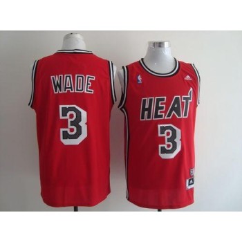 Heat #3 Dwyane Wade Red Hardwood Classics Nights Stitched NBA Jersey Heat #3 Dwyane Wade Red Hardwood Classics Nights Stitched NBA Jersey