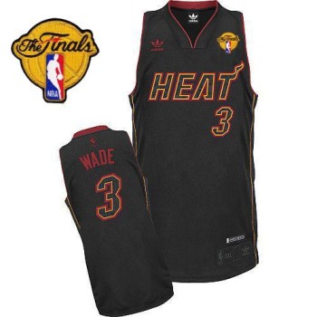 Heat Finals Patch #3 Dwyane Wade Carbon Fiber Fashion Black Stitched NBA Jersey Heat Finals Patch #3 Dwyane Wade Carbon Fiber Fashion Black Stitched NBA Jersey