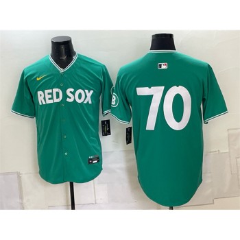 Men's Boston Red Sox #70 Payton Tolle Green 2025 City Connect Limited Jersey