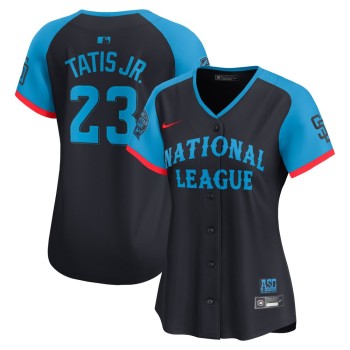 Women's National League Fernando Tatis Jr. Navy 2024 MLB All-Star Game Limited Player Jersey Women's National League Fernando Tatis Jr. Navy 2024 MLB All-Star Game Limited Player Jersey