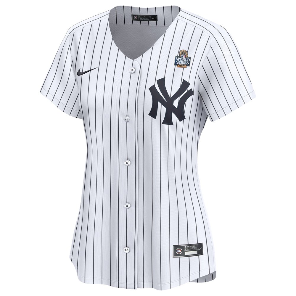 Women's New York Yankees #27 Giancarlo Stanton White 2024 World Series Limited Player Jersey Women's New York Yankees #27 Giancarlo Stanton White 2024 World Series Limited Player Jersey