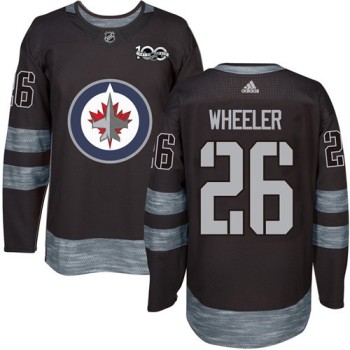Jets #26 Blake Wheeler Black 1917-2017 100th Anniversary Stitched NHL Jersey Jets #26 Blake Wheeler Black 1917-2017 100th Anniversary Stitched NHL Jersey