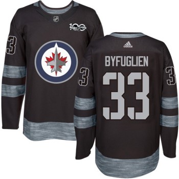 Jets #33 Dustin Byfuglien Black 1917-2017 100th Anniversary Stitched NHL Jersey Jets #33 Dustin Byfuglien Black 1917-2017 100th Anniversary Stitched NHL Jersey