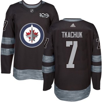 Jets #7 Keith Tkachuk Black 1917-2017 100th Anniversary Stitched NHL Jersey Jets #7 Keith Tkachuk Black 1917-2017 100th Anniversary Stitched NHL Jersey
