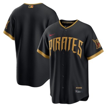 Youth Pittsburgh Pirates Nike Black 2026 City Connect Stadium Jersey Youth Pittsburgh Pirates Nike Black 2026 City Connect Stadium Jersey