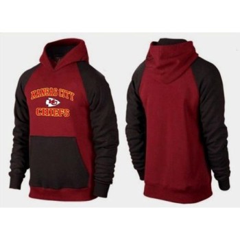 Kansas City Chiefs Heart & Soul Pullover Hoodie Burgundy Red & Black Kansas City Chiefs Heart & Soul Pullover Hoodie Burgundy Red & Black