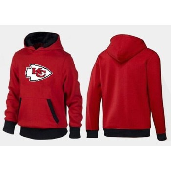 Kansas City Chiefs Logo Pullover Hoodie Red & Black Kansas City Chiefs Logo Pullover Hoodie Red & Black