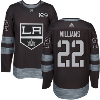 Kings #22 Tiger Williams Black 1917-2017 100th Anniversary Stitched NHL Jersey Kings #22 Tiger Williams Black 1917-2017 100th Anniversary Stitched NHL Jersey