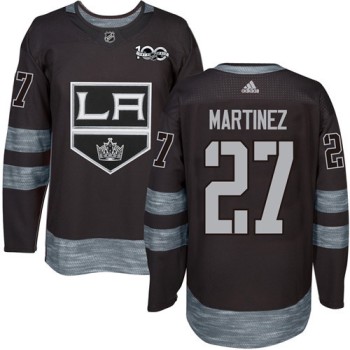Kings #27 Alec Martinez Black 1917-2017 100th Anniversary Stitched NHL Jersey Kings #27 Alec Martinez Black 1917-2017 100th Anniversary Stitched NHL Jersey