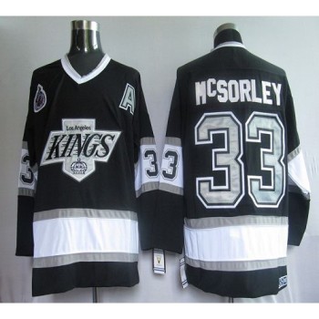 Kings #33 Martin McSorley Black CCM Throwback Stitched NHL Jersey Kings #33 Martin McSorley Black CCM Throwback Stitched NHL Jersey