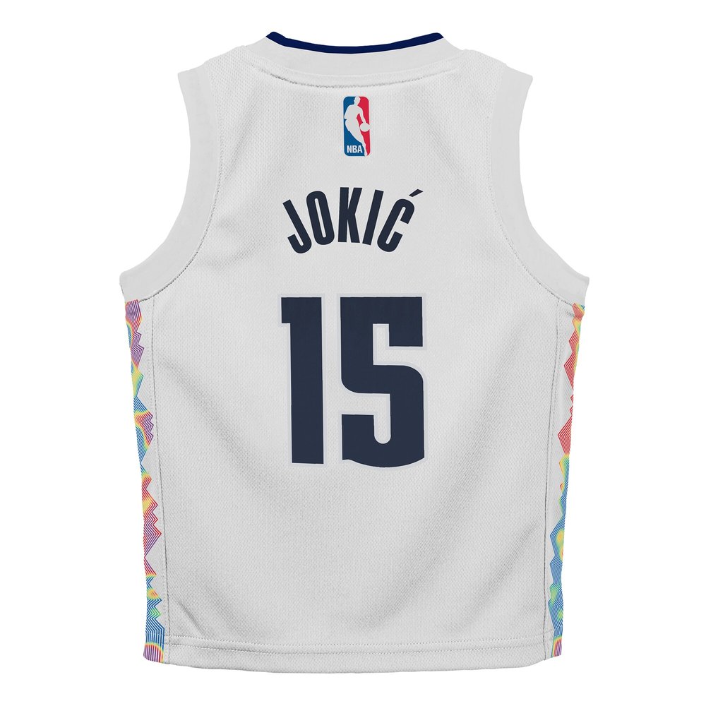 Toddler Denver Nuggets Nikola Jokic White 2024/25 Swingman Player Jersey - City Edition