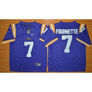 LSU Tigers #7 Leonard Fournette Purple Limited Stitched NCAA Jersey LSU Tigers #7 Leonard Fournette Purple Limited Stitched NCAA Jersey