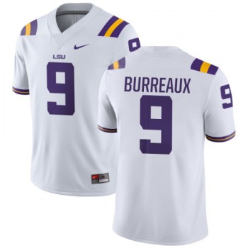 LSU Tigers #9 Joe Burreaux White Limited Stitched NCAA Jersey LSU Tigers #9 Joe Burreaux White Limited Stitched NCAA Jersey