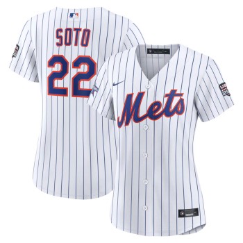 Women's New York Mets #22 Juan Soto Nike White 2026 All-Star Game Replica Jersey Women's New York Mets #22 Juan Soto Nike White 2026 All-Star Game Replica Jersey