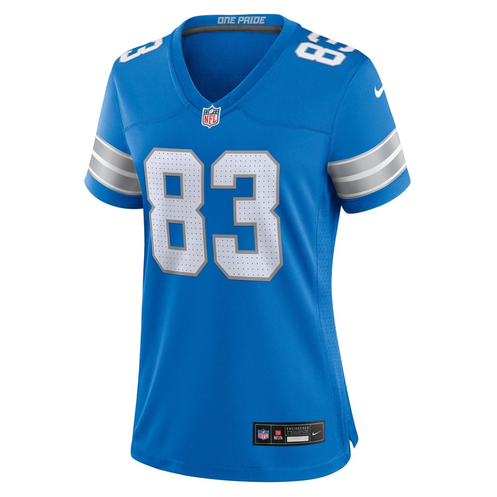 Women's Detroit Lions Isaiah Williams  Blue Game Jersey