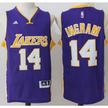 Lakers #14 Brandon Ingram Purple Stitched NBA Jersey Lakers #14 Brandon Ingram Purple Stitched NBA Jersey