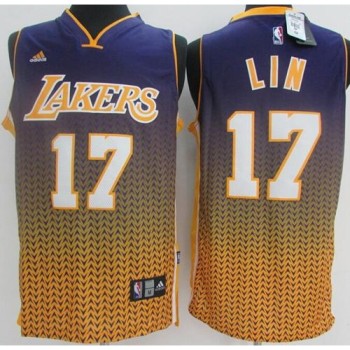 Lakers #17 Jeremy Lin Purple Resonate Fashion Stitched NBA Jersey Lakers #17 Jeremy Lin Purple Resonate Fashion Stitched NBA Jersey