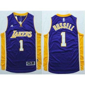 Lakers #1 D'Angelo Russell Purple Stitched NBA Jersey Lakers #1 D'Angelo Russell Purple Stitched NBA Jersey