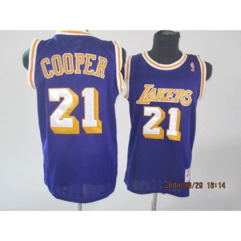 Lakers #21 Michael Cooper Stitched Purple Throwback NBA Jersey Lakers #21 Michael Cooper Stitched Purple Throwback NBA Jersey