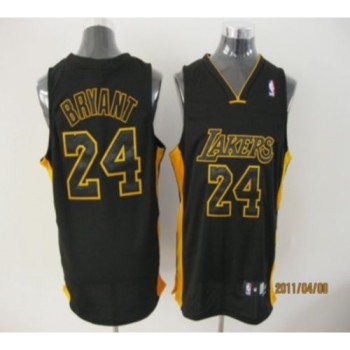 Lakers #24 Kobe Bryant Black With Black NO. Stitched NBA Jersey Lakers #24 Kobe Bryant Black With Black NO. Stitched NBA Jersey