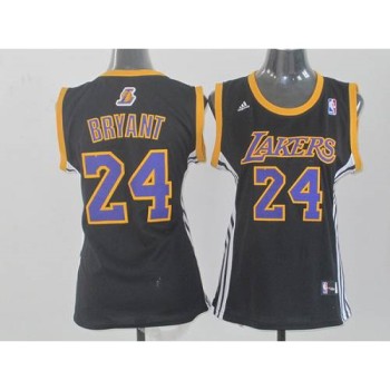 Lakers #24 Kobe Bryant Black Women Fashion Stitched NBA Jersey Lakers #24 Kobe Bryant Black Women Fashion Stitched NBA Jersey