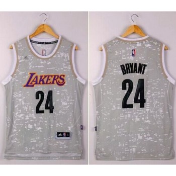 Lakers #24 Kobe Bryant Grey City Light Stitched NBA Jersey Lakers #24 Kobe Bryant Grey City Light Stitched NBA Jersey