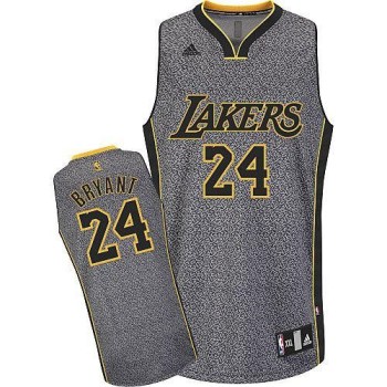 Lakers #24 Kobe Bryant Grey Static Fashion Stitched NBA Jersey Lakers #24 Kobe Bryant Grey Static Fashion Stitched NBA Jersey