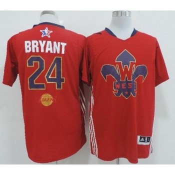 Lakers #24 Kobe Bryant Red 2014 All Star Stitched NBA Jersey Lakers #24 Kobe Bryant Red 2014 All Star Stitched NBA Jersey